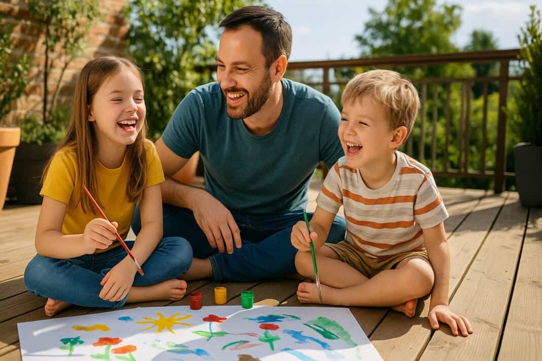 Pinsel, Papier und ganz viel Lachen – unser Malkurs auf der Terrasse