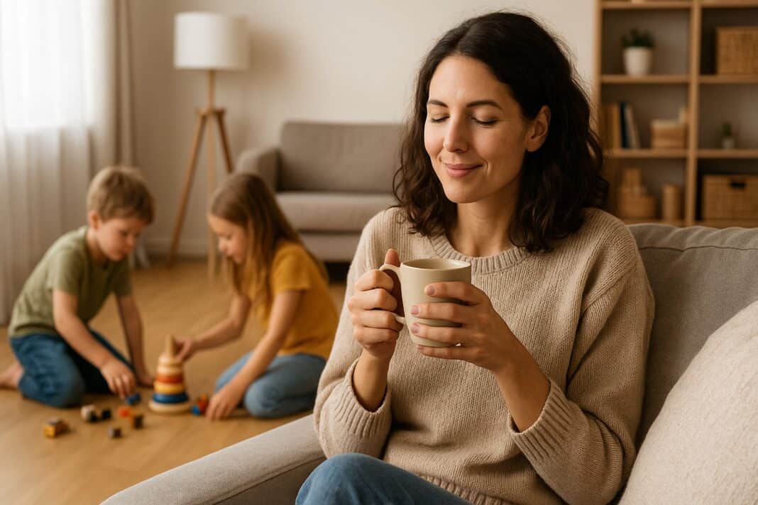 Mama-Moment zwischen Chaos und Tee