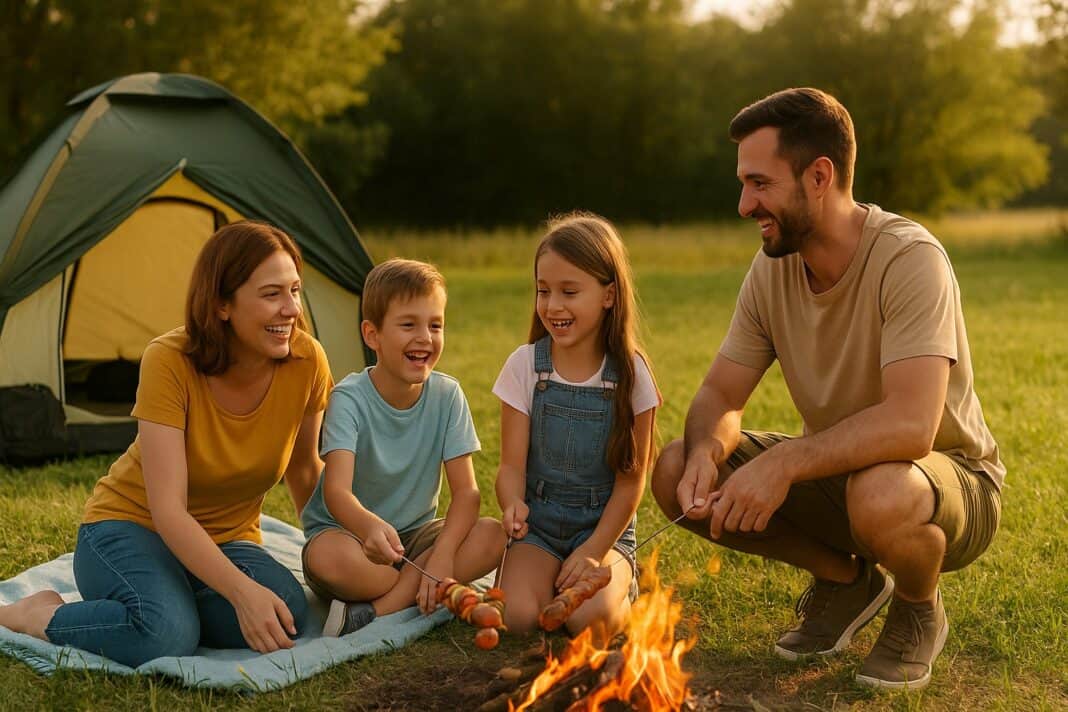 Abenteuer am Feuer: Unser Familienurlaub mitten in der Natur